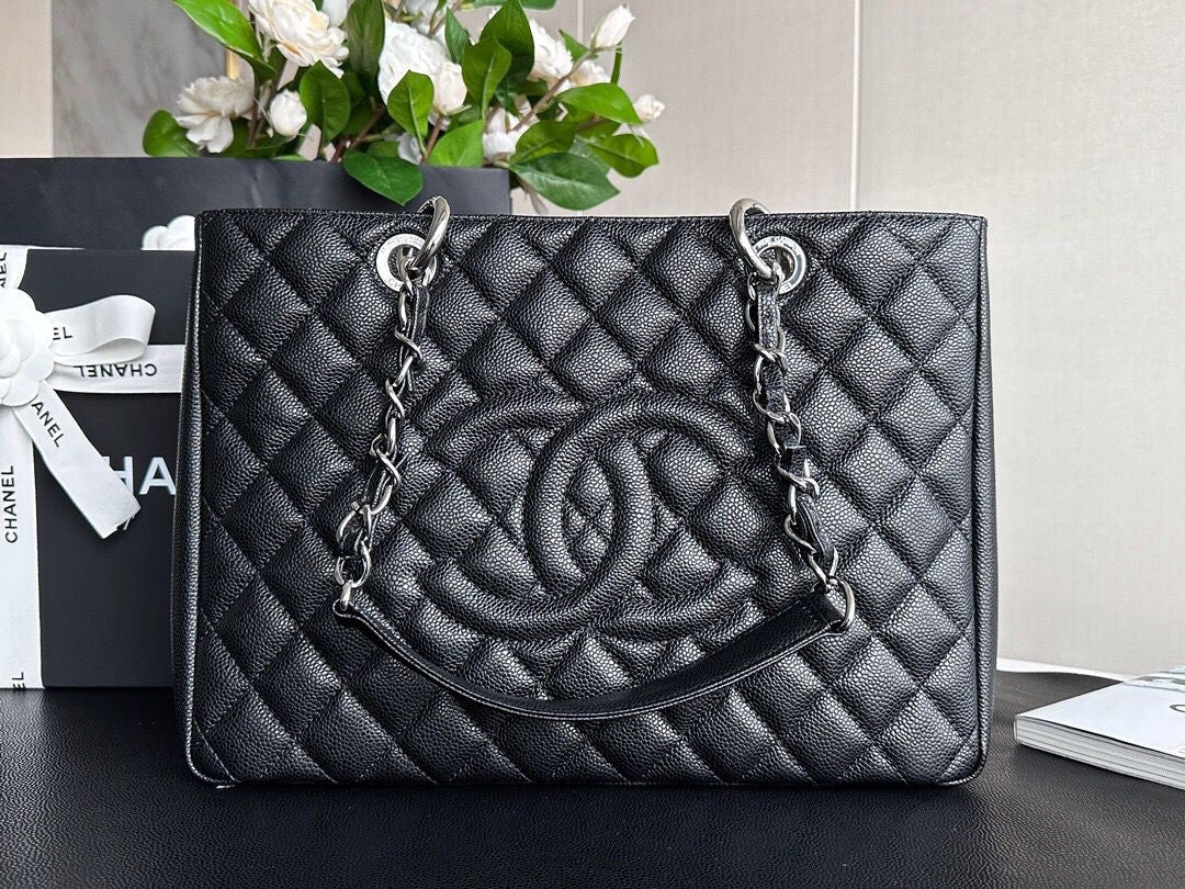 Sac à Main Vintage Xavier Danaud Paris - Noir Faux Cuir - Motif Géométrique - Occasion