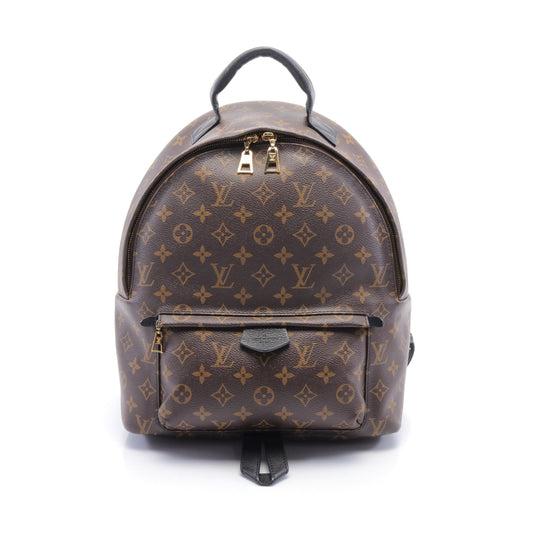 Louis Vuitton Palm Springs Backpack Mm Monogram Rucksack Leather Brown