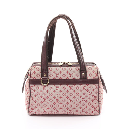 Louis Vuitton Josephine Pm Monogram Mini Cherry Handbag Canvas Leather Bordeaux