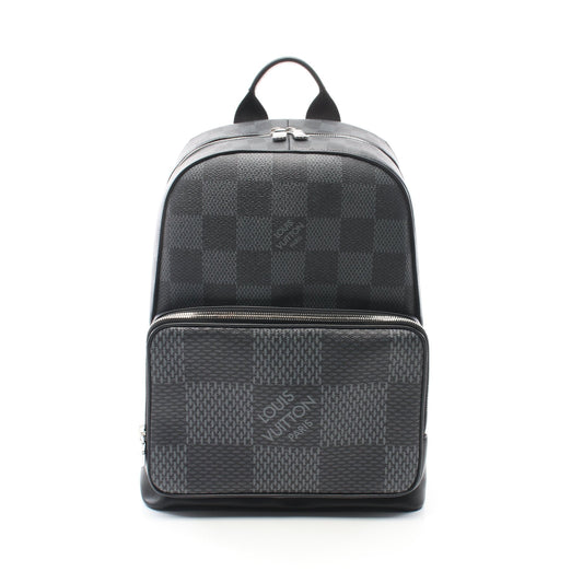Louis Vuitton Campus Backpack Damier Graphit Rucksack Leather Black Gray